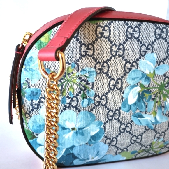 Gucci Supreme Blue Blooms Crossbody Bag NWT - Picture 5 of 16
